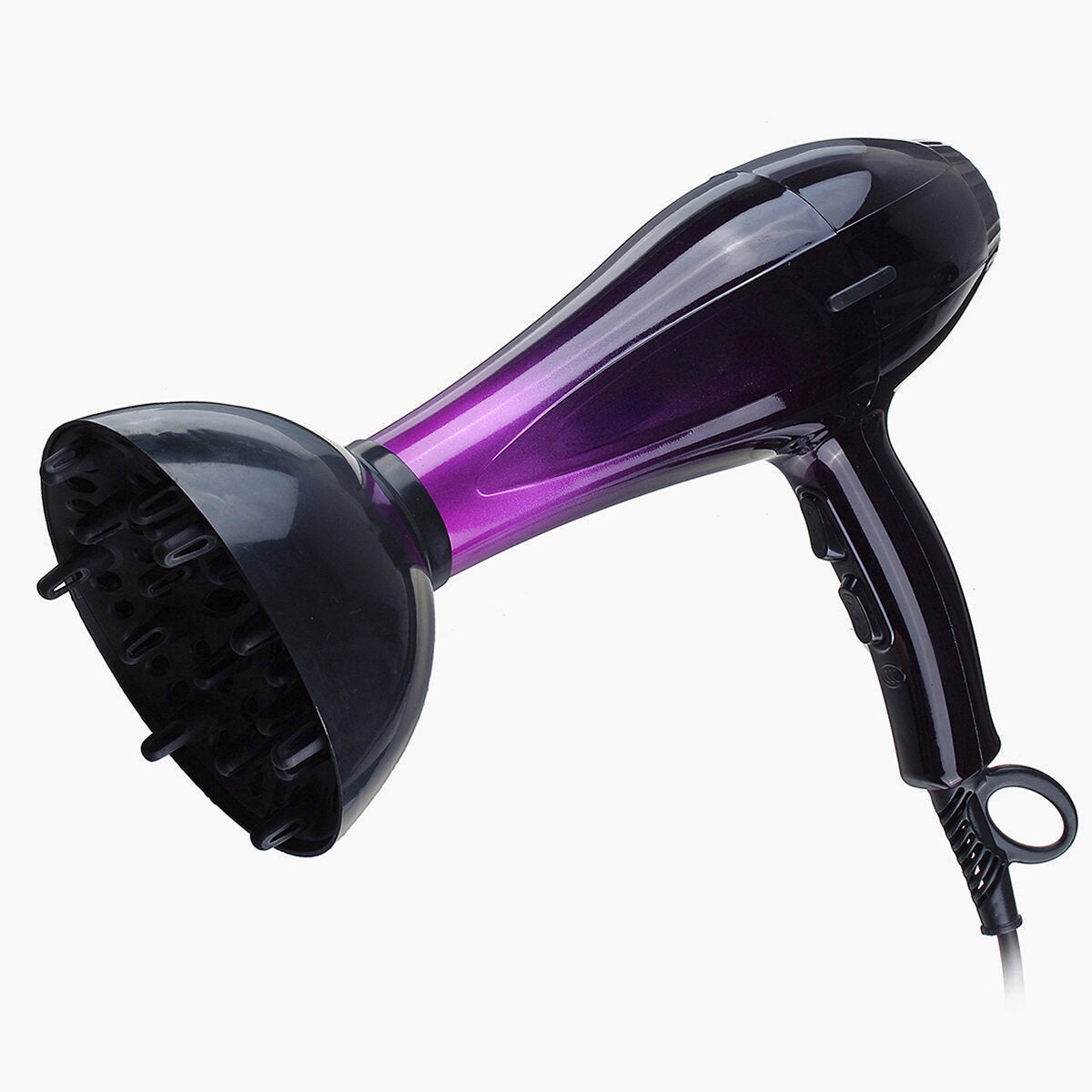 2000W High Concentration Ion Hair Dryer with 3 Heat Settings, 2 Speeds, and 8 Accessories