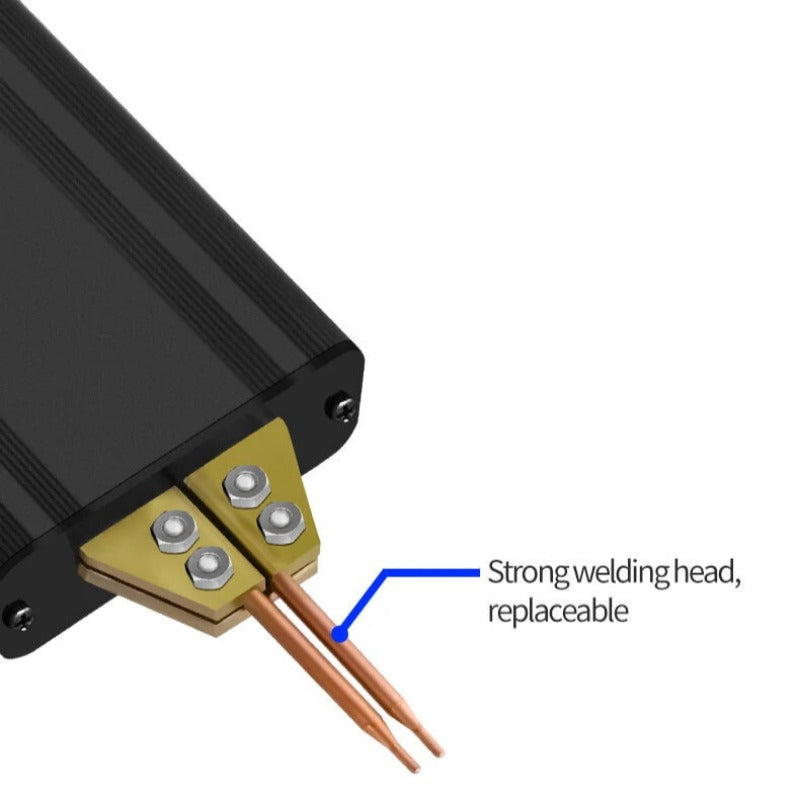 Tragbares Hand-Punktschweißgerät, LCD-Display, 80 Gänge, 5000 mAh Akku, für Heimwerker und Profis