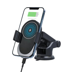 Fast Wireless Car Charger Holder for iPhone and Samsung Devices