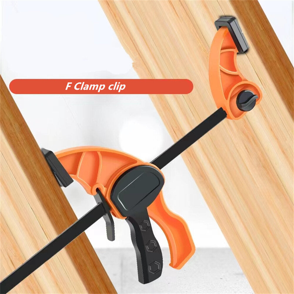 6" Quick Lock F Clamp - Heavy Duty Woodworking Bar Clamp Kit for Secure and Efficient Clamping