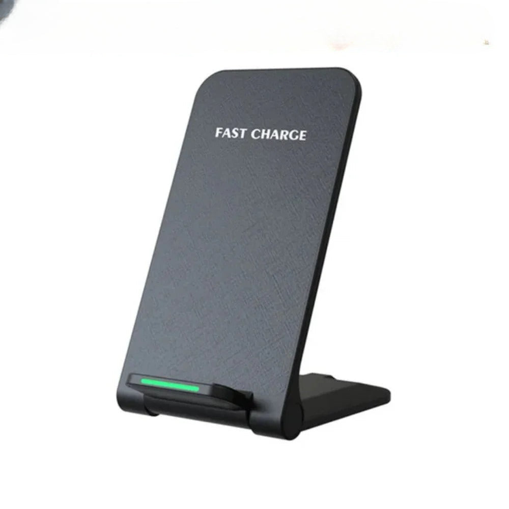 100W Foldable QI Wireless Charger Stand for iPhone 12-15 Pro, Samsung S22-S9, Xiaomi, Huawei