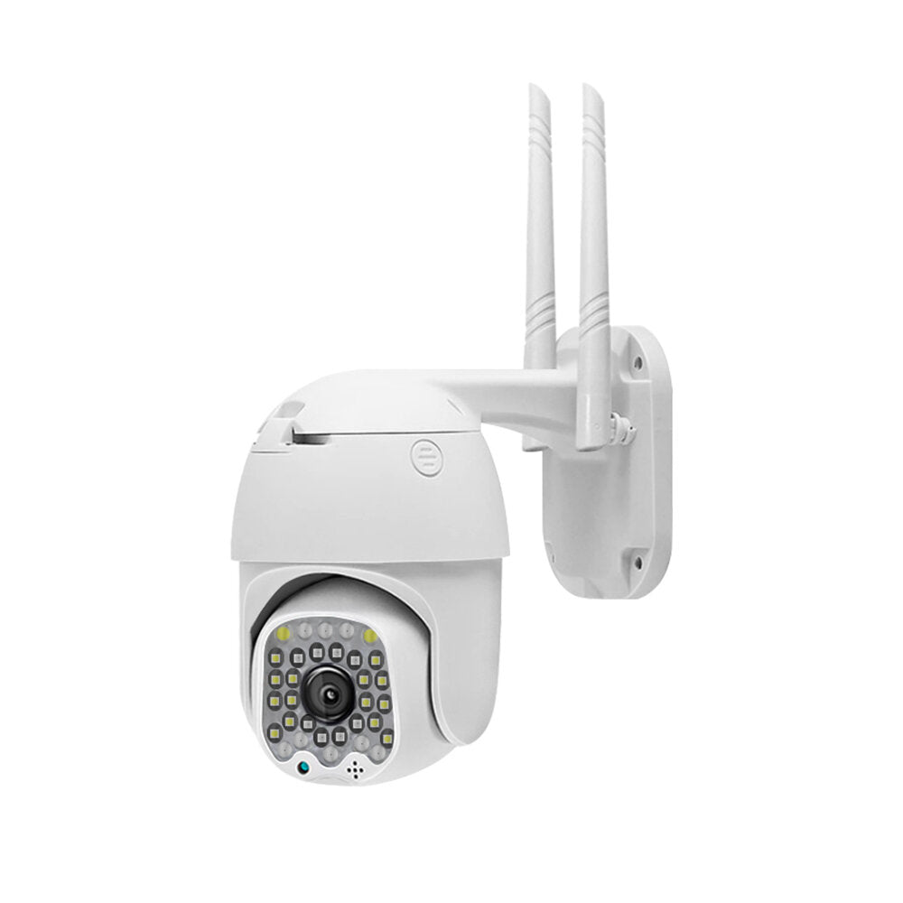 1080P HD Wifi IP Security Camera Outdoor - 4X Zoom, 32LED, Light & Sound Alarm, Night Vision, Waterproof