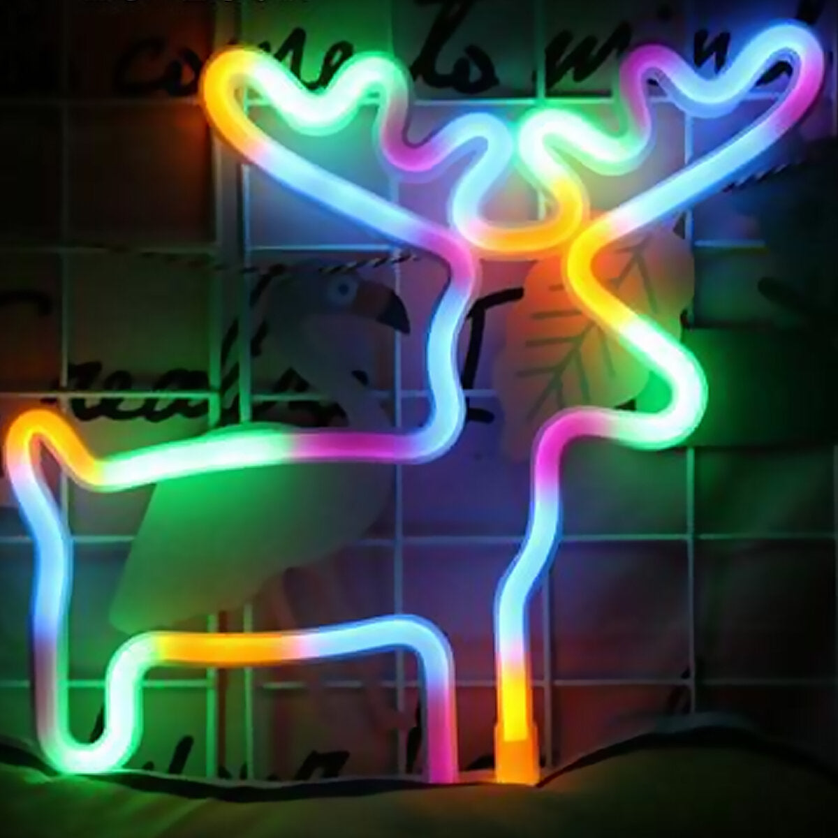 Battery & USB Neon Light Sign LED Lamp - Night Light Art Wall Decor for Warm Party & Christmas Decoration