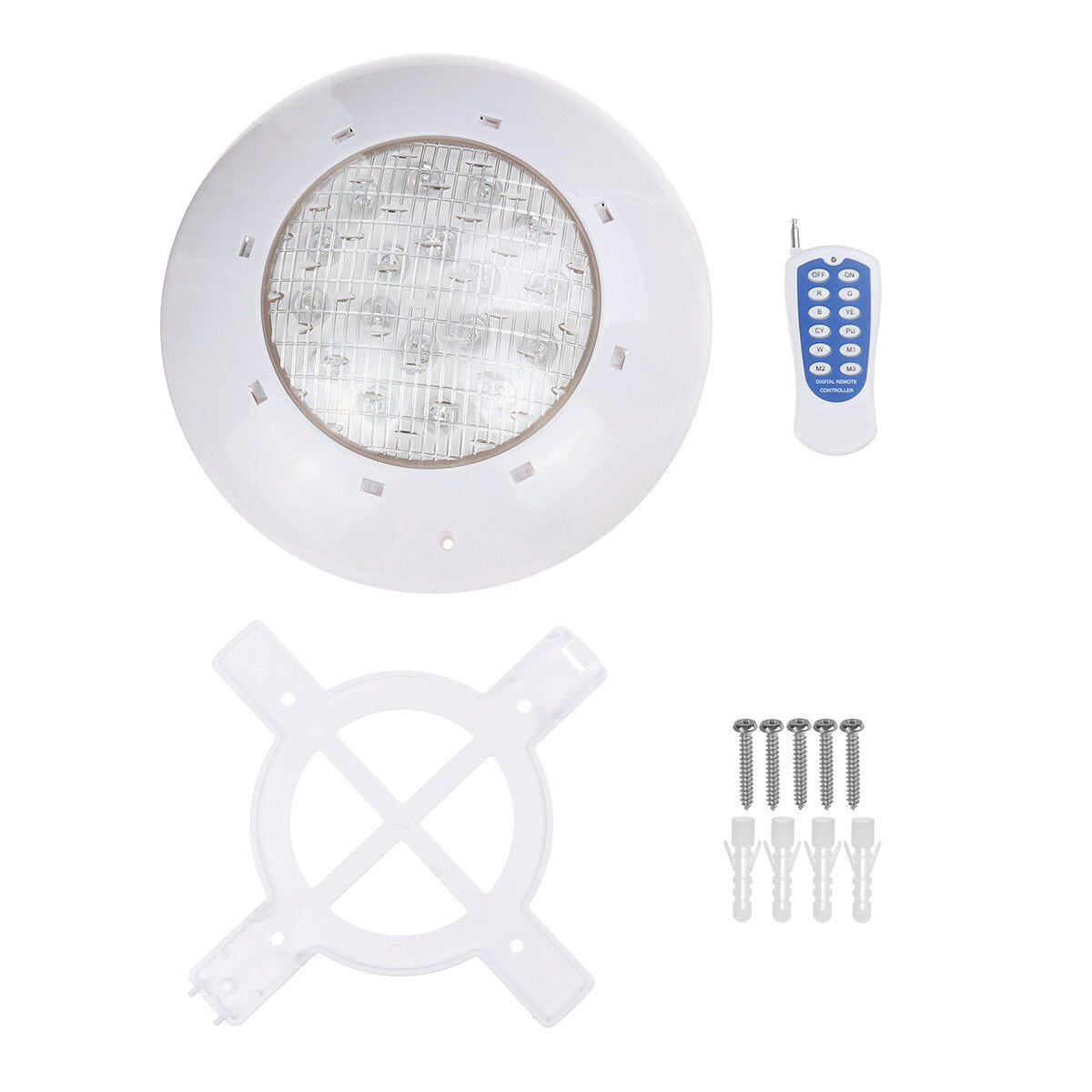 18W RGB LED Pool Lights - Underwater, Wall-Mounted, IP68 Waterproof, with Remote Control for Spa and Swimming Pools