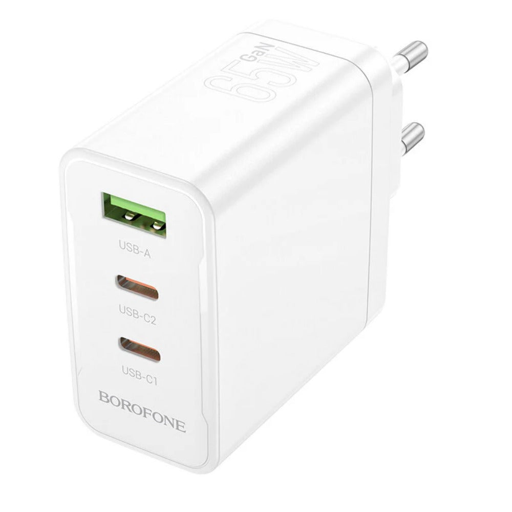 3-Port USB PD Charger, Fast Charging Wall Adapter for iPhone, Huawei, Xiaomi, Samsung