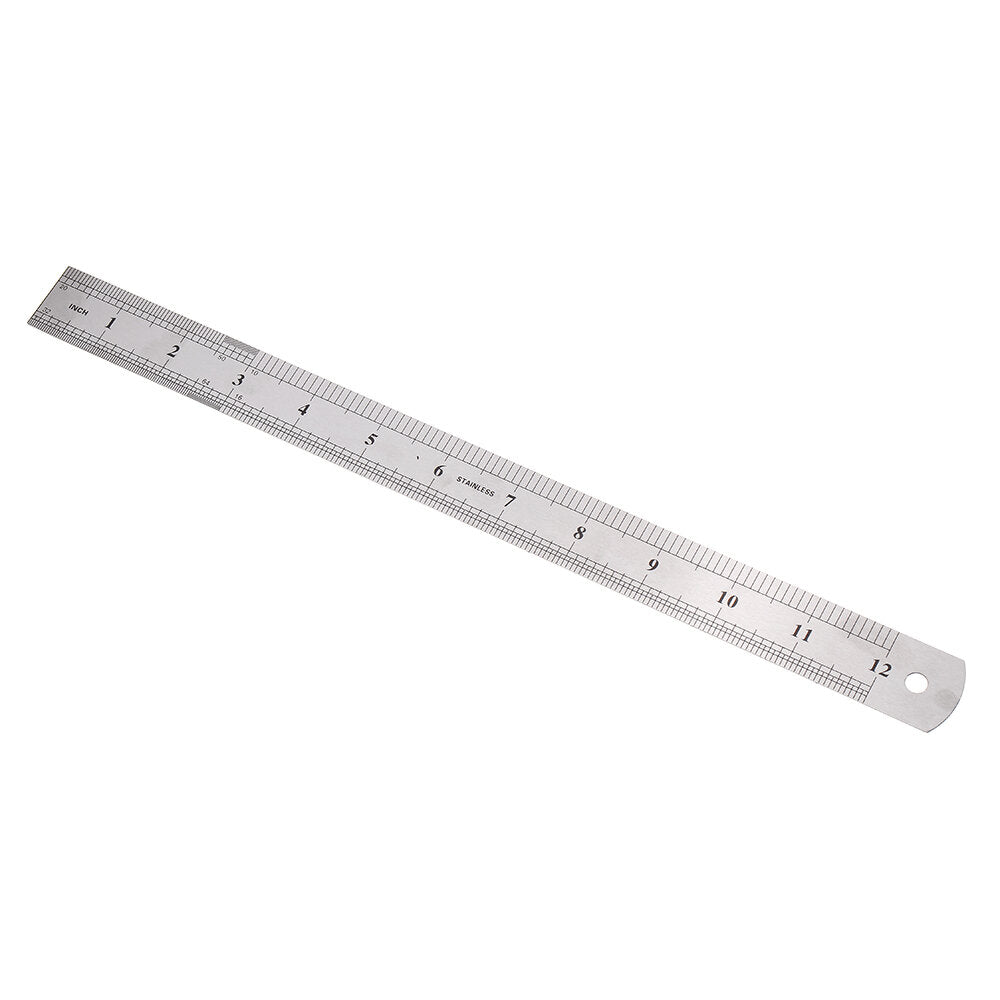 Adjustable 45/90 Degree Line Scribe Ruler for Woodworking - 300mm Marking Tool