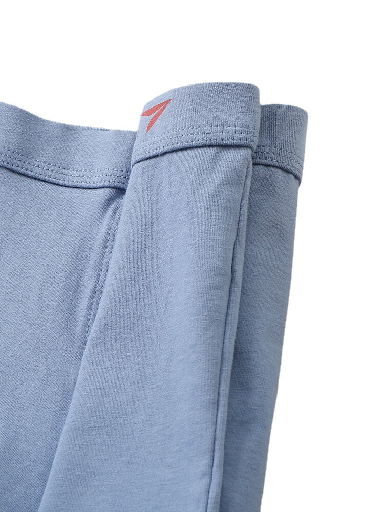 Bequeme nahtlose Boxershorts aus Baumwolle im Multipack mit 3D-U-Beutel – Unifarben