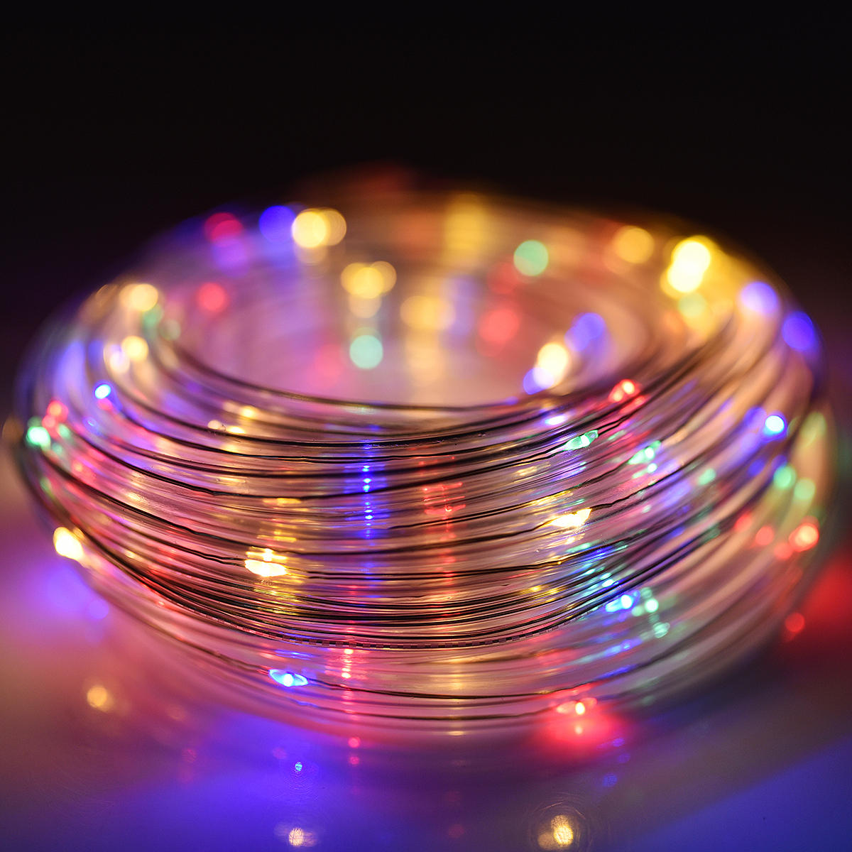 12M Battery Powered 120 LED String Lights - 8 Modes, Remote Control, Fairy Lamp for Party, Christmas, Home Decor