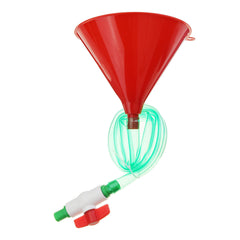 1M Beer Bong Funnel with Valve - 3.2Ft Tube for Party Games and Bar Drinking