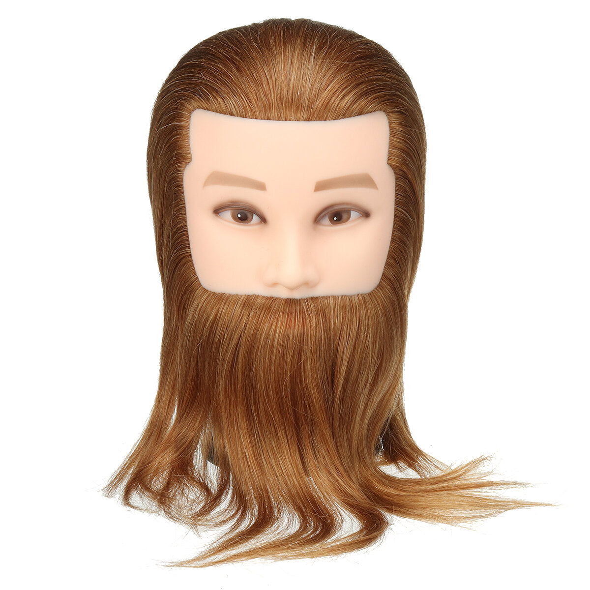 Cosmetology Mannequin Head with Hair for Braiding and Cornrow Practice - Training Dummy Head