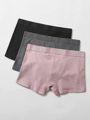 Herren-Boxershorts aus antibakteriellem Baumwoll-Jacquard mit U-Konvex-Muster, Multipack-Unterwäsche-Set