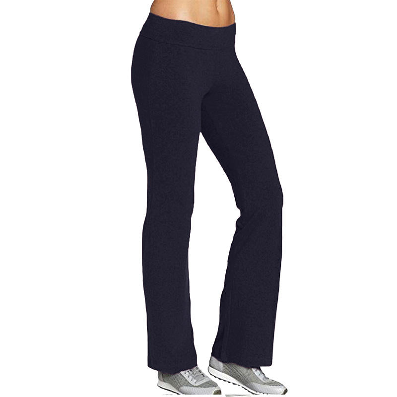 High Waist Loose Fit Yoga Pants for Women - Sporty, Casual, Elastic Long Pants