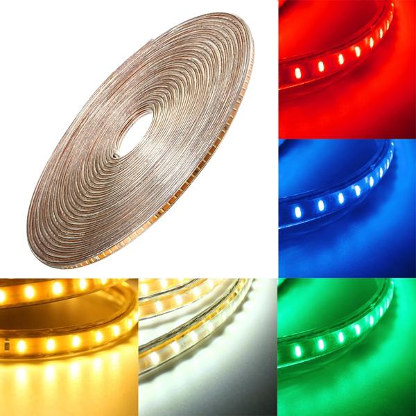 15M Waterproof SMD3014 LED Rope Light - Indoor/Outdoor Party, Home, Christmas Decoration, 220V