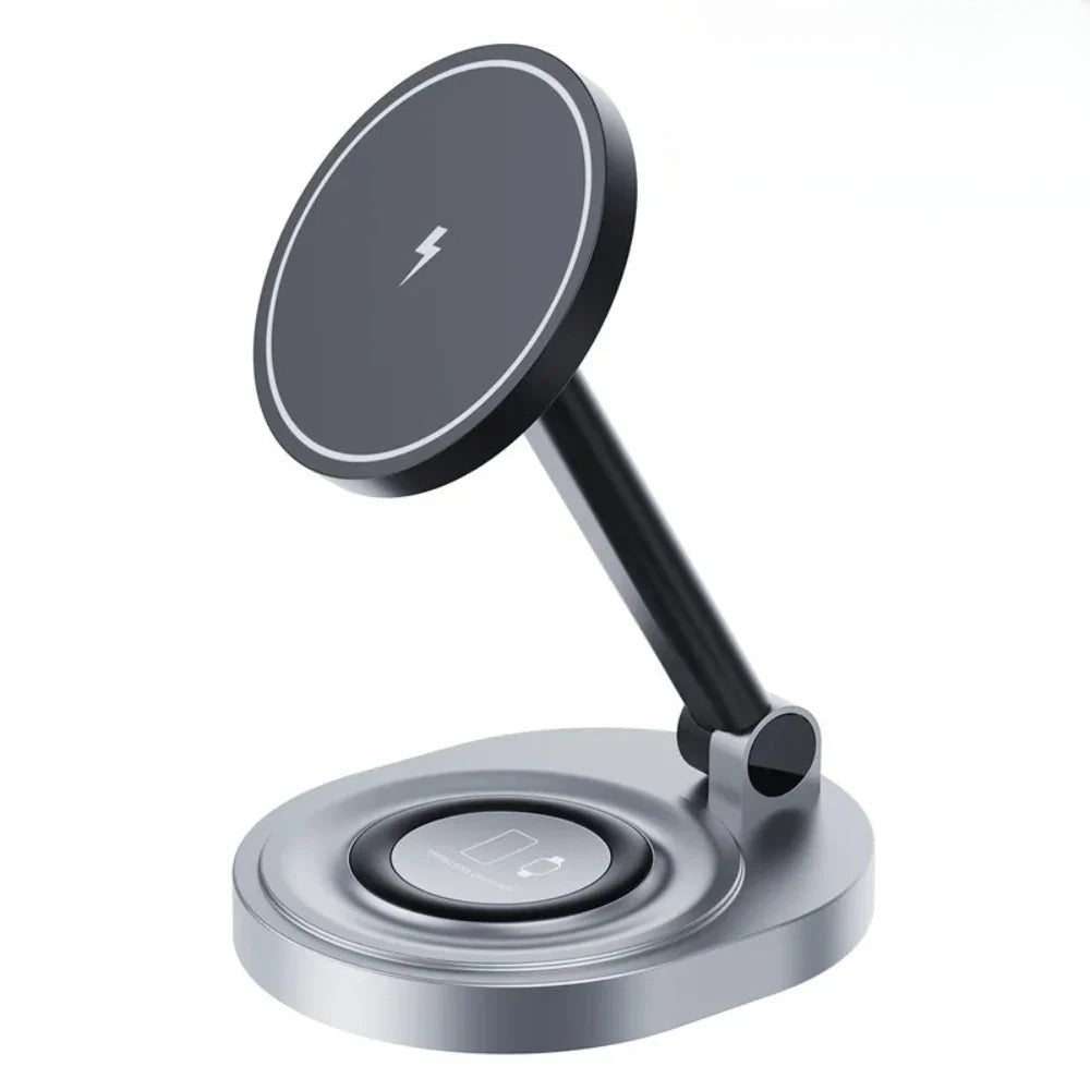 Magnetic Wireless Charger Stand for iPhone 15/14/13 Pro Max and AirPods Pro