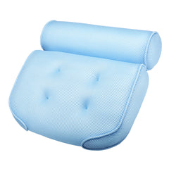 3D Mesh Anti-bacterial Spa Bath Pillow - Anti-mite Massage Bathtub Pillow