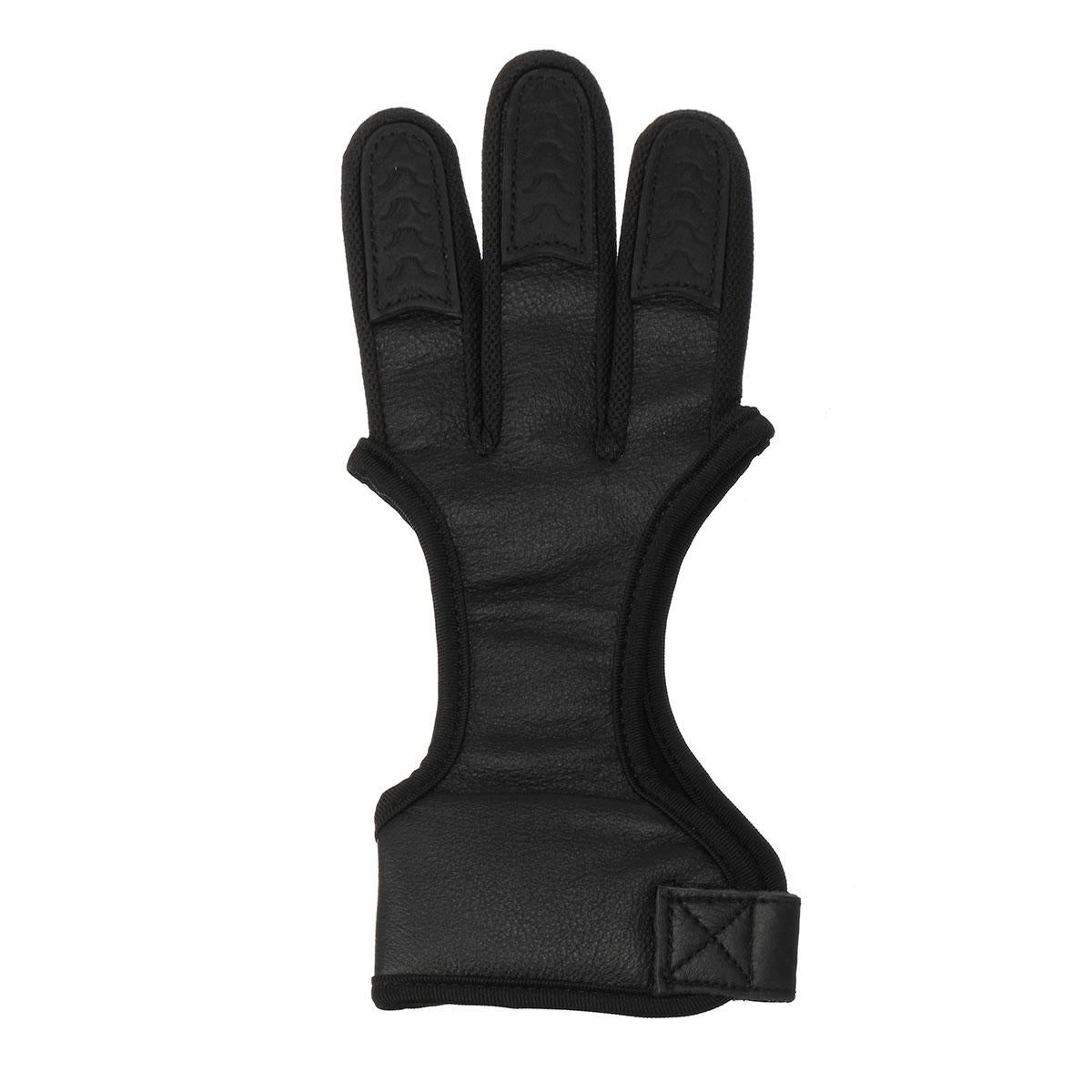 3 Finger Archery Glove for Right Hand - Shooting, Hunting, Bow Arrow Protection