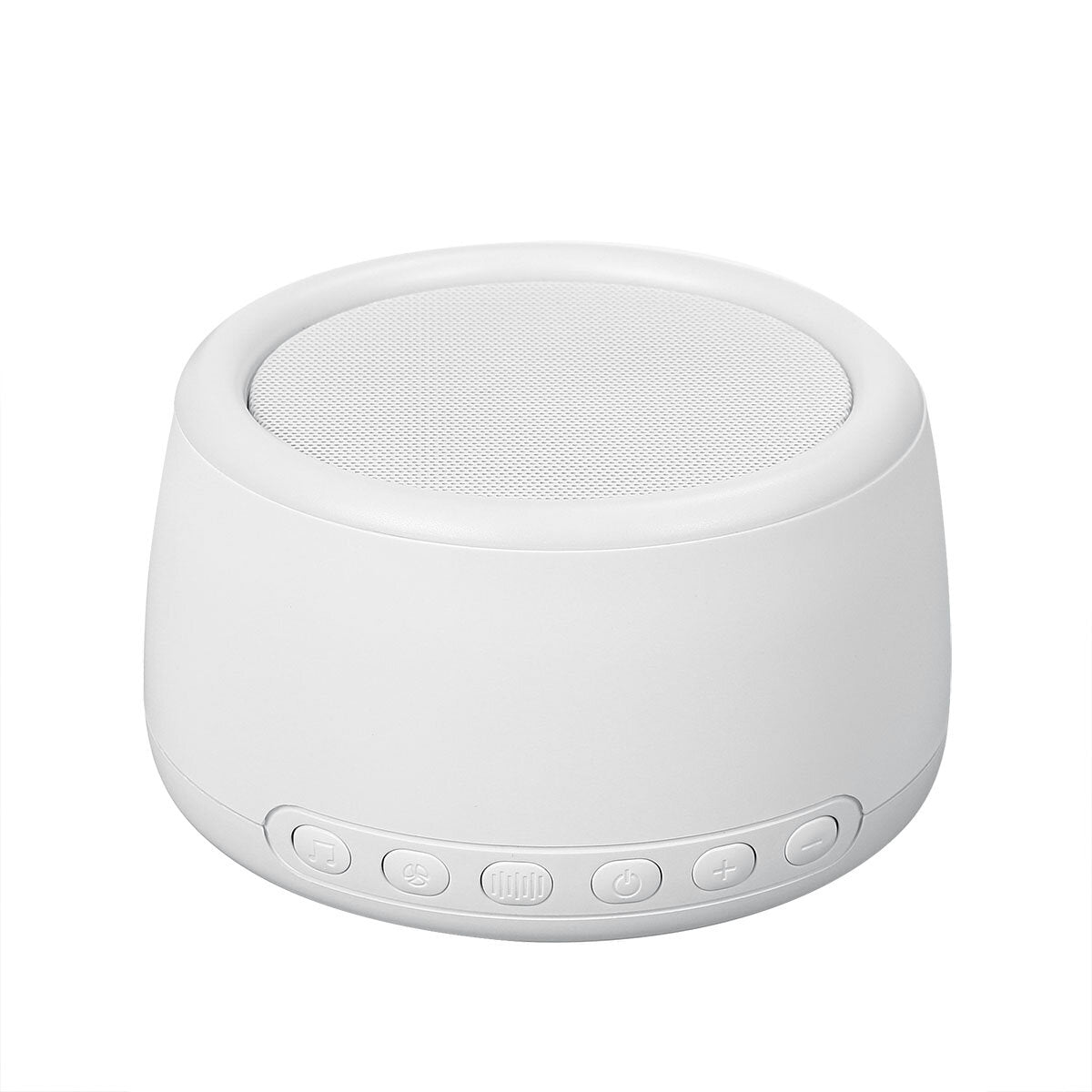 USB Rechargeable White Noise Sleep Aid with Night Light, 30 Soothing Sounds & Bluetooth Support