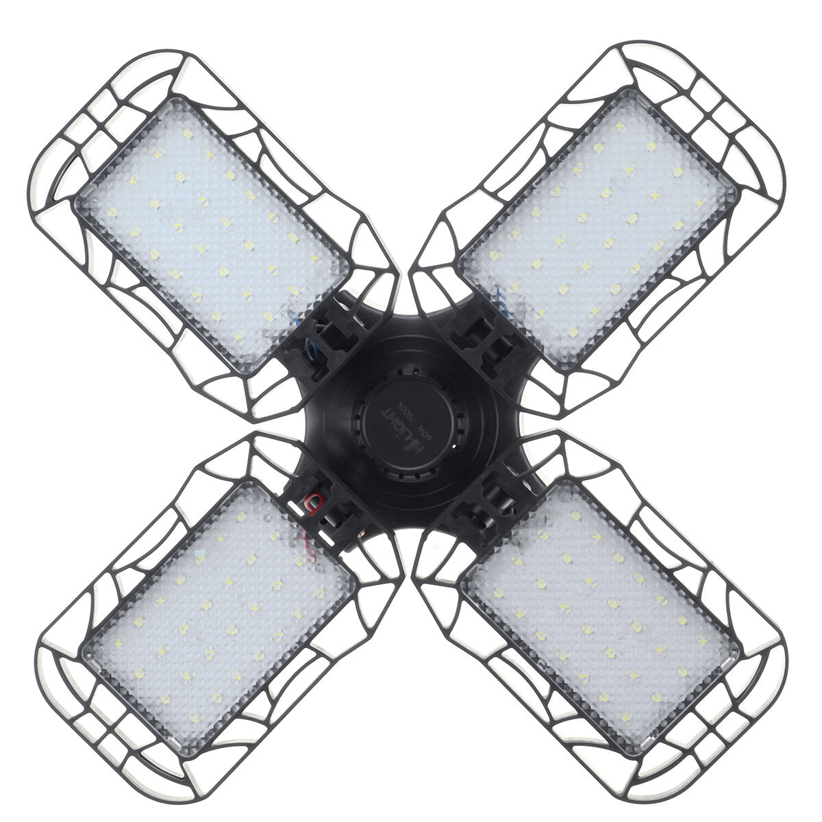 100W E27 84LED Verformbare Garagenleuchte für Keller-/Lagerdecken, 165-265V