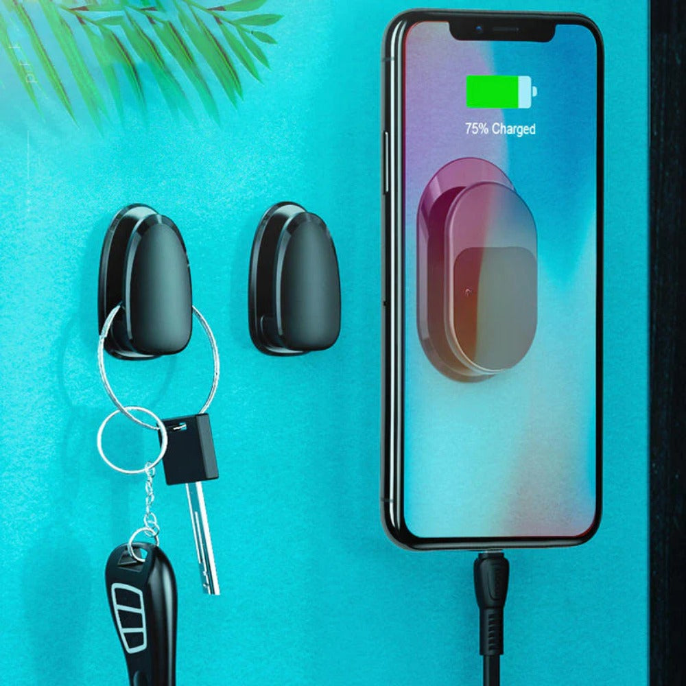 Multi-Functional Magnetic Car Phone Holder | Wall Mount | Cable & Key Organizer