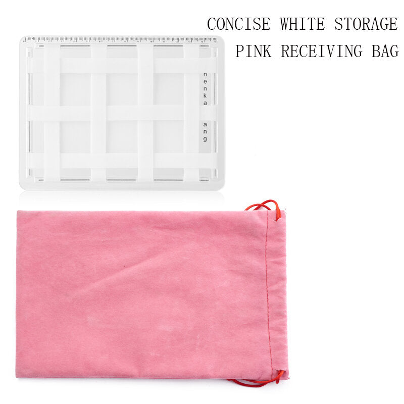 Portable Transparent Cosmetic Storage Bag with Makeup Mirror - Creative Gift Idea