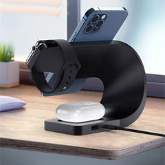 15W Magnetic Wireless Charger Stand for iPhone 14/13/12, Apple Watch, AirPods