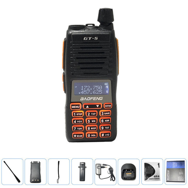 10W Long Range Walkie Talkie Ham Radio with Flashlight, Dual PTT, HF Transceiver, 30KM Range, Portable Upgrade