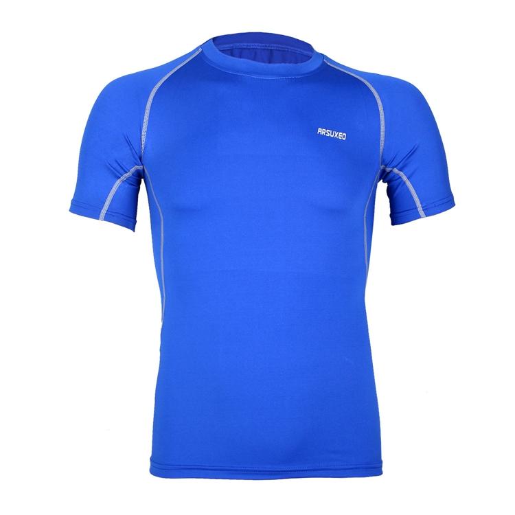 Breathable Quick-Dry Outdoor Cycling Jersey - Short Sleeve, Elastic, Tight Fit Bicycle Clothes