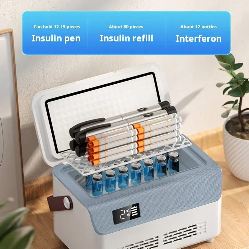 Portable Insulin Refrigerator | Car & Home Travel Medication Cooler | Constant Temperature Drug Box