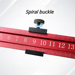 Aluminum Positioning Block - Multifunctional Woodworking Ruler with Scale