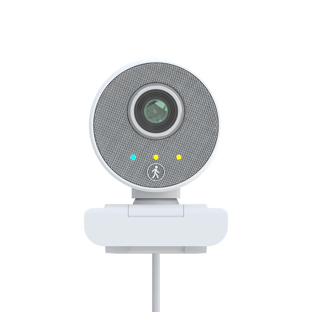 1080P USB Webcam with 360 Degree Panoramic View, Stereo Microphone for Live Streaming on Desktop and Laptop