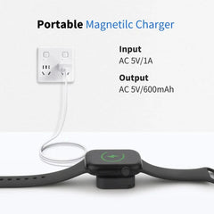 Portable Charger Cable for Apple Watch SE, Ultra, & Series 1-9 Smartwatches