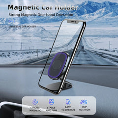 Magnetic Car Holder for iPhone 14/13/12 Pro Max with Wireless Charging Support