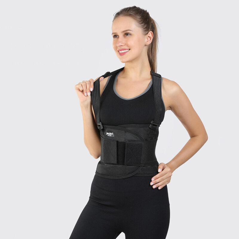 Adjustable Breathable Lumbar Support Belt for Pain Relief - Sport Protection Waist Brace