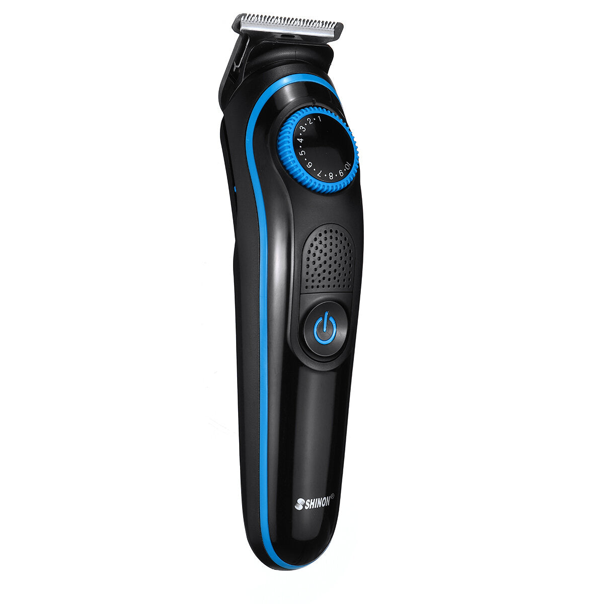 5-in-1 USB Rechargeable Hair Clipper with LCD Display for Salon Carving and Fading