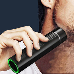 6D Rechargeable Floating Shaver - IPX5 Waterproof Mini Electric Razor & Pocket Beard Trimmer for Travel