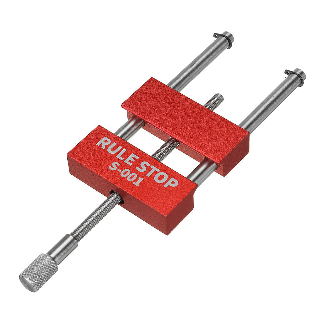Aluminum Alloy Woodworking Scriber Ruler with Marking Gauge and Rule Stop