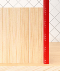 Precision V-Shaped Line Ruler: 6/8/12" Woodworking Scribe & Marking Gauge