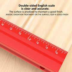 V Shape Ruler for Precision Square & Right Angle Checks - CNC Aluminum