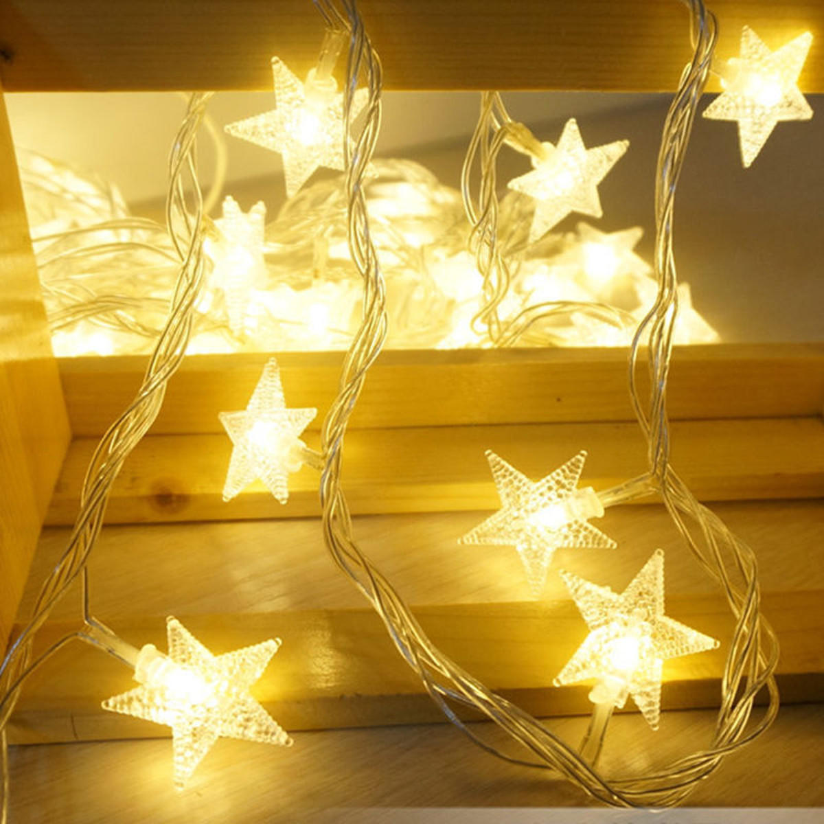 10M 100 LEDs 8 Modes Star Fairy String Lights for Indoor/Outdoor Wedding, Christmas, Party Decor