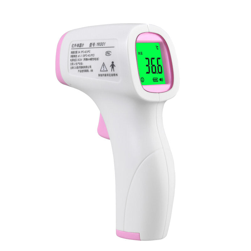 Non-Contact LCD Digital Forehead & Body Infrared Thermometer for Adults & Babies