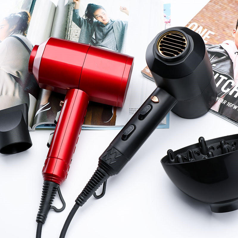 Professional High Power Electric Hair Dryer - Cold & Hot Air, Thermostatic, Home & Salon Use