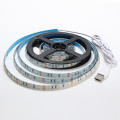 1M Waterproof USB SMD3528 LED Strip Light for TV Background and Computer, Flexible Tape, DC5V