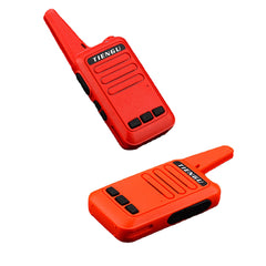 16-Channel 400-480MHz Mini Walkie Talkie with Flashlight & USB Charging for Outdoor Travel