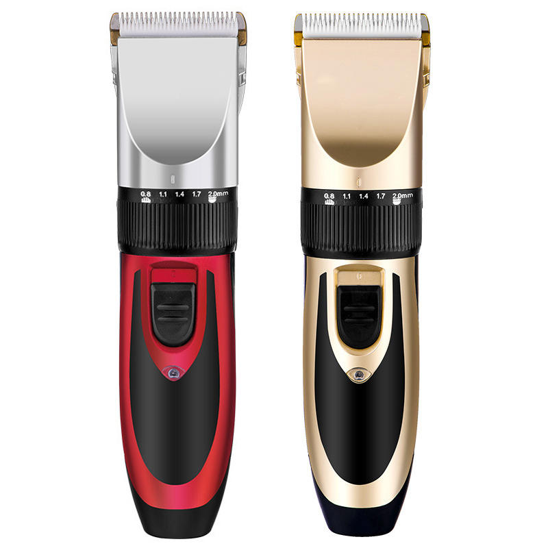 Rechargeable Men's Electric Hair Clipper Trimmer Beard Shaver 110-240V with Ceramic Blade