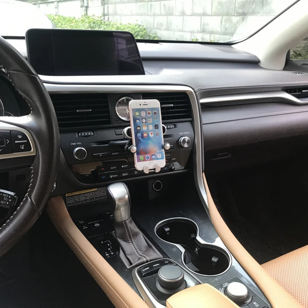 CD Slot Car Phone Holder - Gravity Mount for iPhone, Samsung, Xiaomi & More