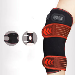 Hot Compress Knee Massager with Three-Speed Temperature, Wireless Charging, Pain Relief, and Timing Function