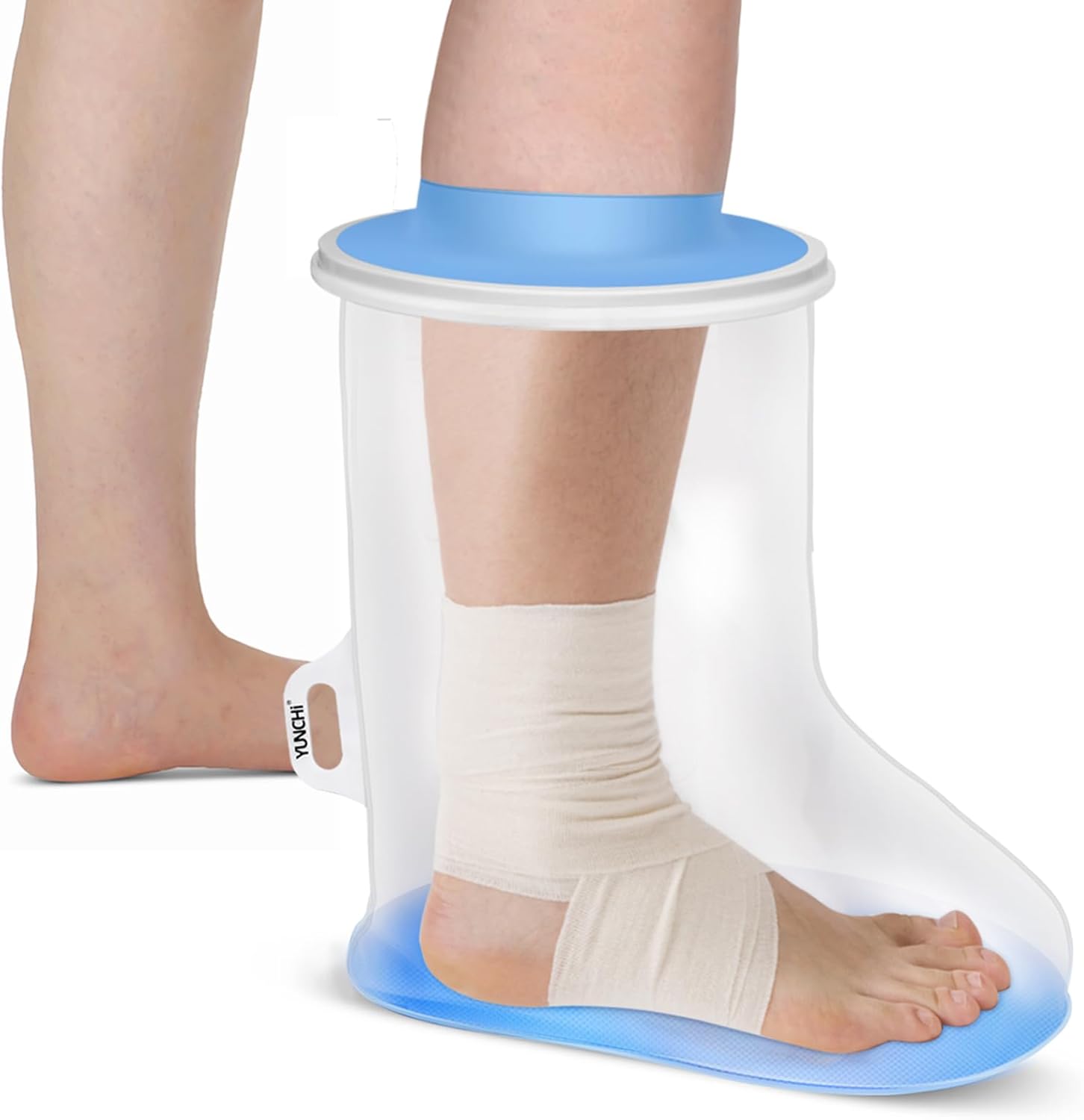 Upgraded Extra Wide Full Leg Cast Cover for Shower - Non-Slip, Reusable, Waterproof Protection