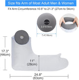 Waterproof Full Arm Cast Cover for Shower - Reusable, Watertight Seal, Ideal for Post-Surgery Use