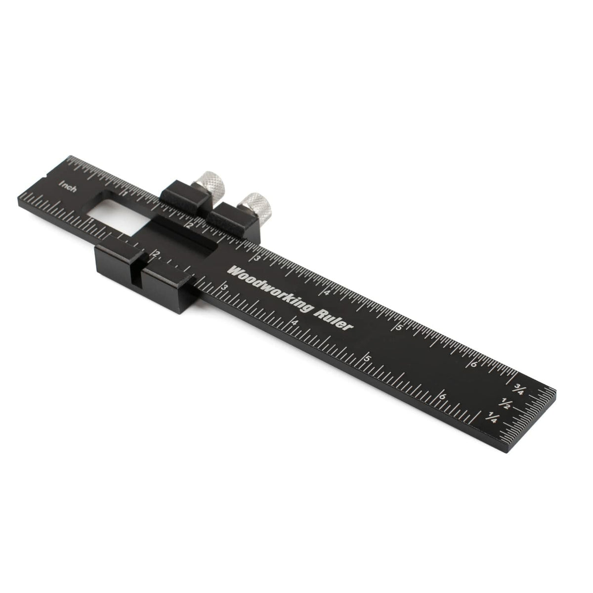 Precision Aluminum Alloy Pocket Ruler for Woodworking and Carpentry