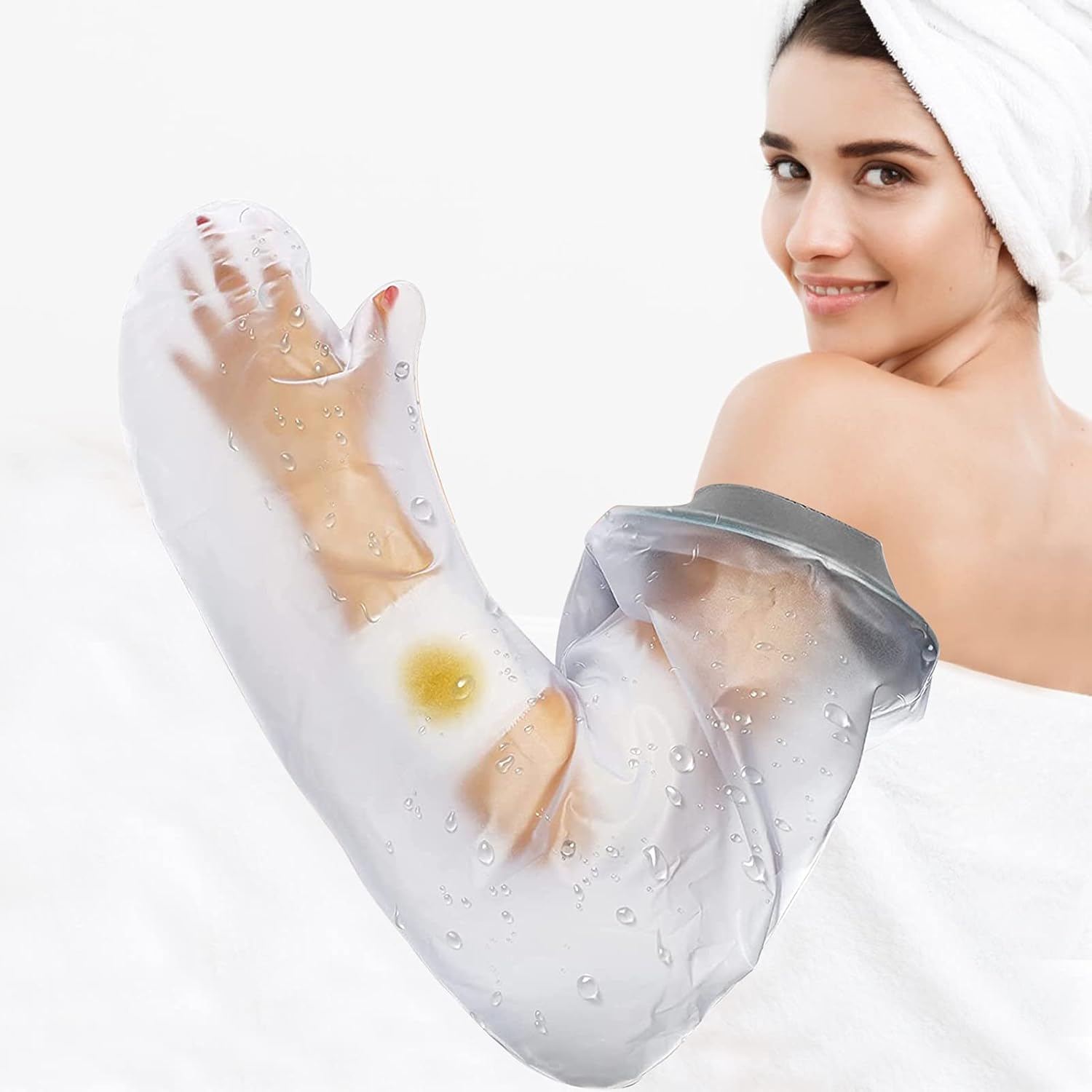 Waterproof Full Arm Cast Cover for Shower - Reusable, Watertight Seal, Ideal for Post-Surgery Use